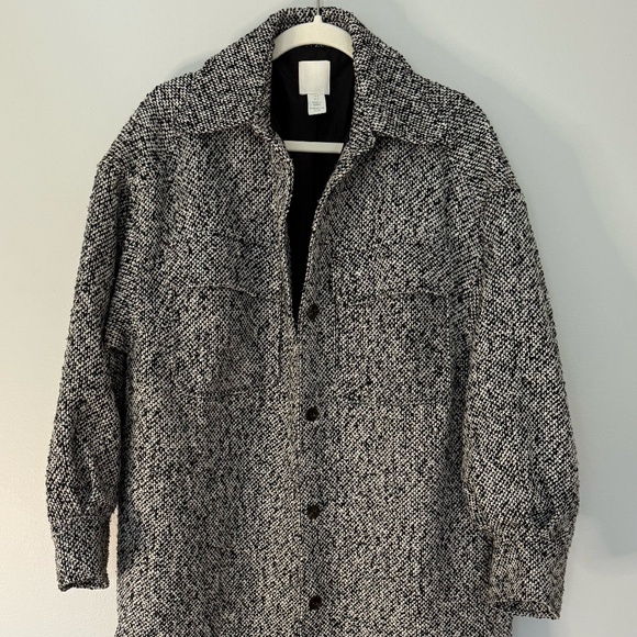 H&M Long Shacket Coat – Size Small - Picture 2 of 7